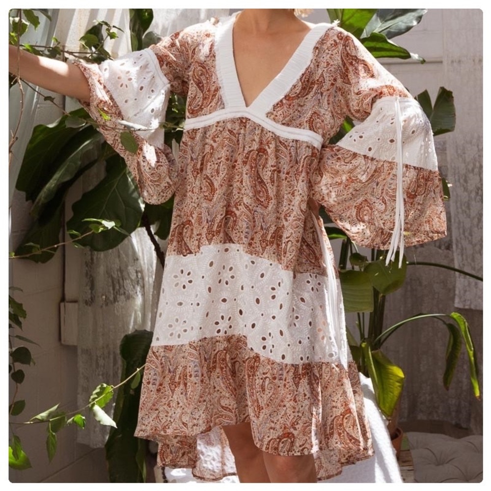POL Take me to the Country Paisley Printed Dress - Picture 3 of 13